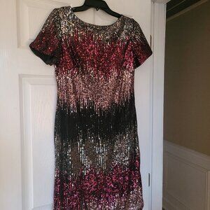 Ombre Sequin Dress, R & M Collection, Size 12
